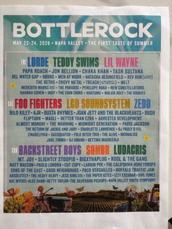 Bottlerock GA All 3 days