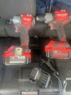 Craftsman Brushless RP impact And hammer  Drill Combo Set