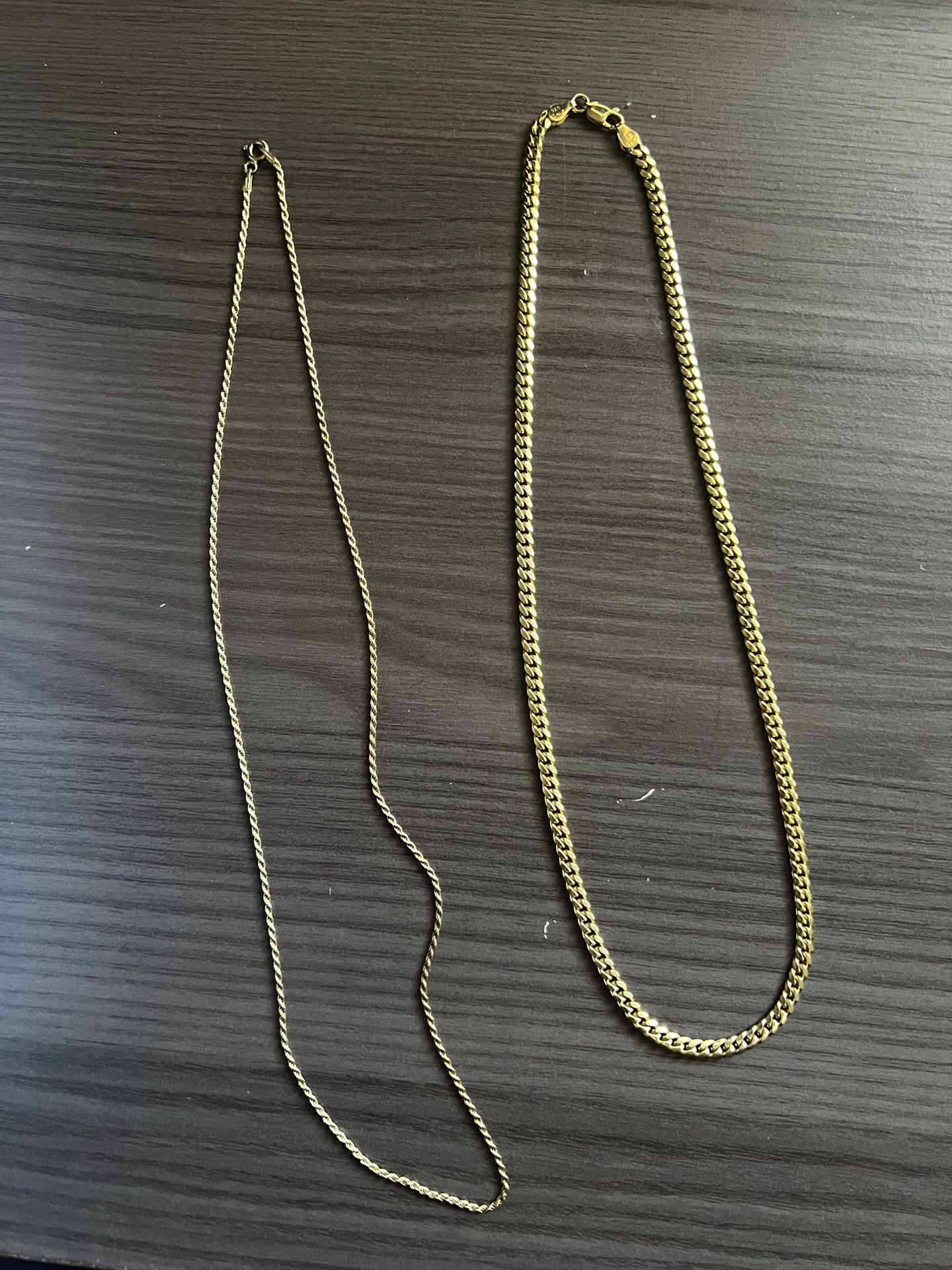 925 Silver Italian Gold Plated Chain(s)