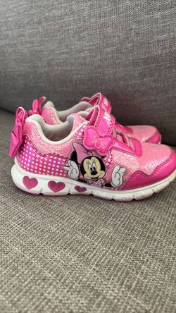 Minnie Mouse Girls Light-Up Sneakers
