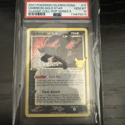 Pokemon Umbreon Celebrations Holo PSA 10