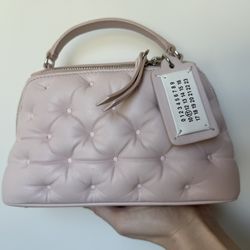 Maison Margiela Pink Glam Slam Trapezoid Bag (small cross body)