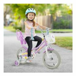 12" New Kids Bike With Doll Seat