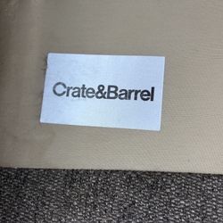 Sofa-Create & Barrel Brown Sectional