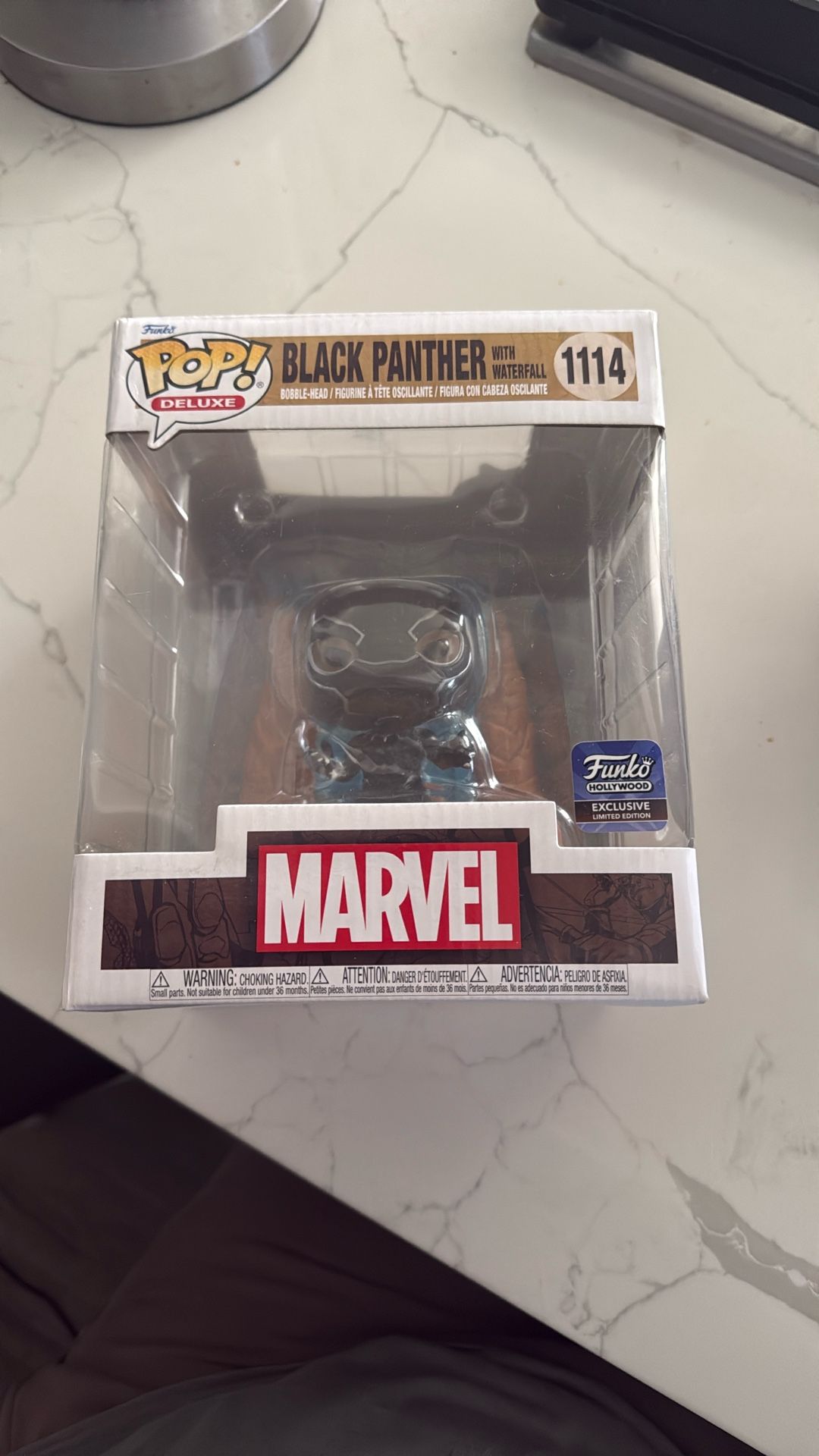 BLACK PANTHER WITH WATERFALL 