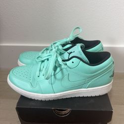 Nike Air Jordan 1 Retro Low Hyper Turquoise 2019 Sz 9.5