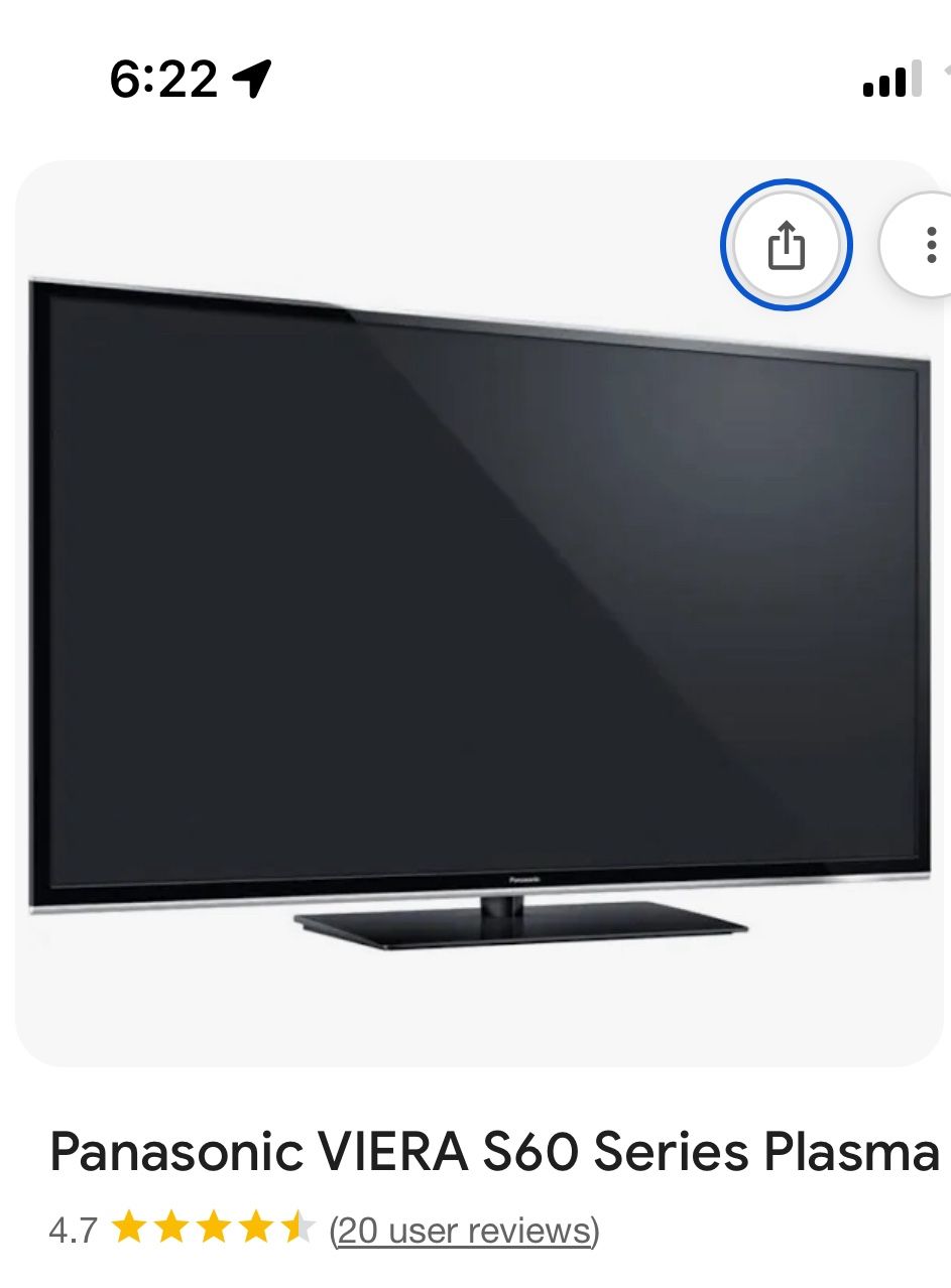 Electronics 50” Plasma Tv