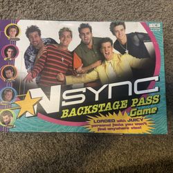 NSYNC Backstage Pass Game 