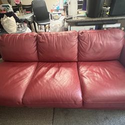 Leather Couch 