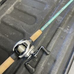 St Croix Avid Inshore Casting Rod & Shimano Tranx 200 Reel