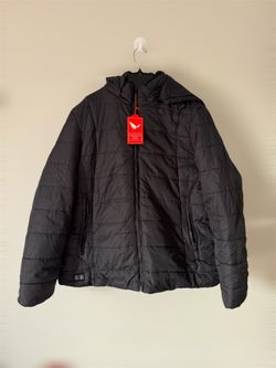 Heated Jacket Unisex– Size W 3XL / M XL (Black)