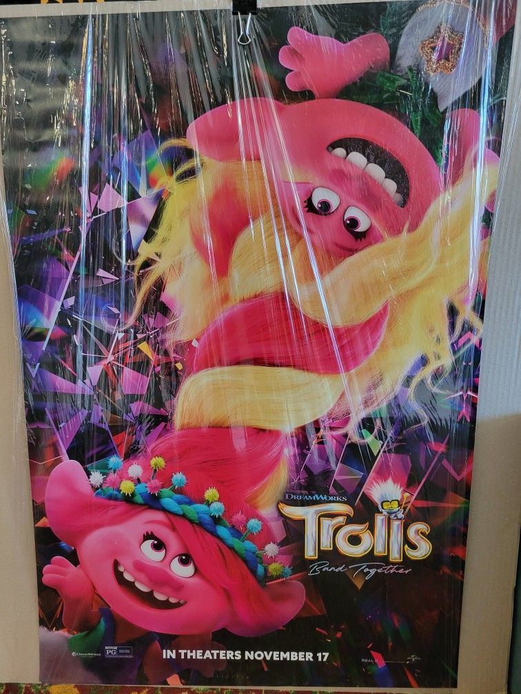 TROLLS BAND TOGETHER Movie Poster 27x40