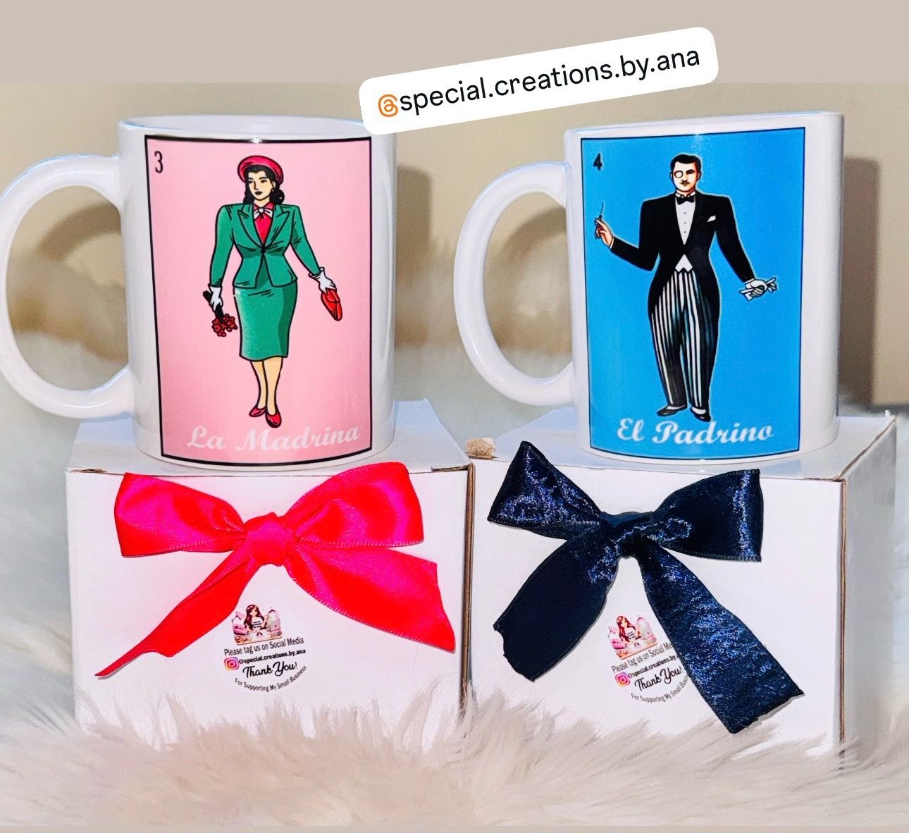 Custom made Godparents proposal lotery theme coffee mugs ๐๐