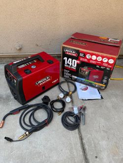 Lincoln Electric
Weld-Pak 140 Amp MIG and Flux-Core Wire Feed Welder, 115V, Aluminum Welder with Spool Gun sold separately