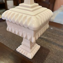 Pink Compote with Lid
