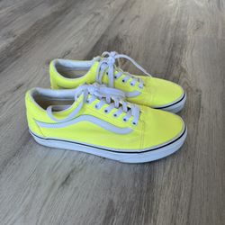 Yellow Vans Size 6 Woman