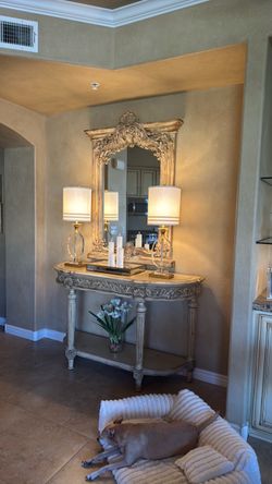Habersham sideboard and mirror