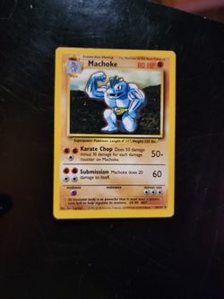 Pokémon 1999 Machoke