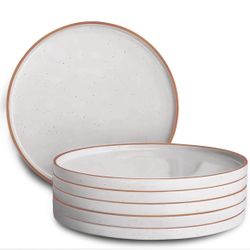 Mora 10.5” Porcelain Dinner Plates (Set of 6) – NEW in Box