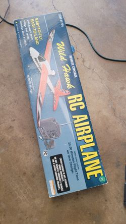 Harbor Freight Rare Wild Hawk Remote Control Easy Fly Airplane