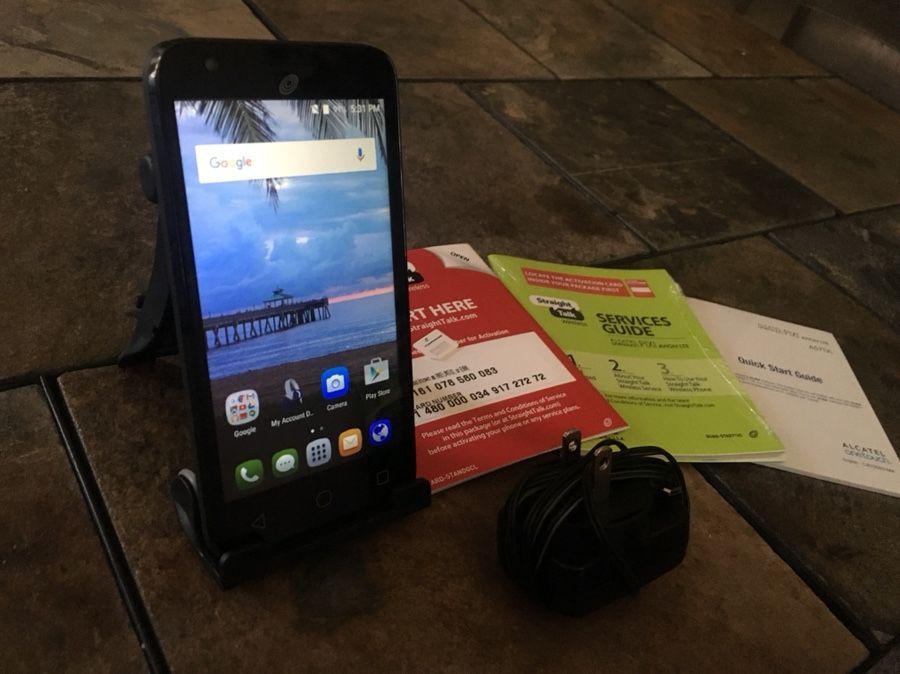 Alcatel Onetouch Pixi Avion Android Straight Talk Tracfone Prepaid Cell Smartphone Like New USB Charger