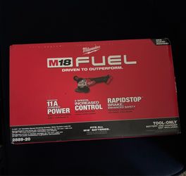 NEW Milwaukee M18 FUEL Variable Speed Braking Grinder 2889-20 (Sealed)