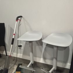 2 Gray Stools
