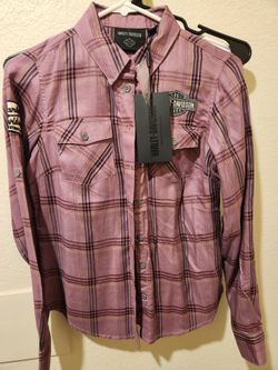 Ladies Harley-Davidson long sleeve button up shirt