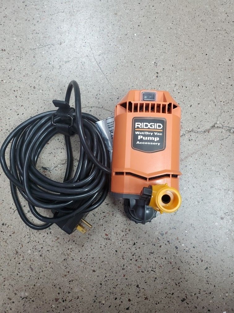 Rigid Quick Connect Pump Accessory For RIGID Wet/ Dry Vacuums