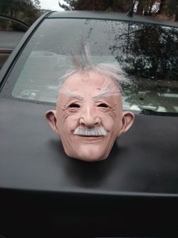 Old Man Latex Halloween Costume Mask