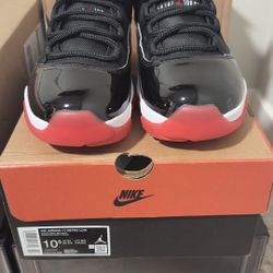 100% authentic Brand New 2025 Air Jordan 11 Low BRED