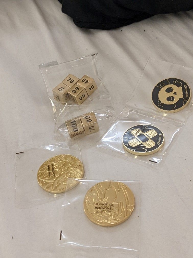 Zamazenta And Zacian Metal Coin Set Pokemon