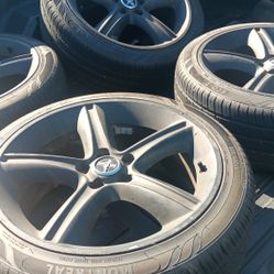 Mustang Wheels and Tires Plenty Of Tread.