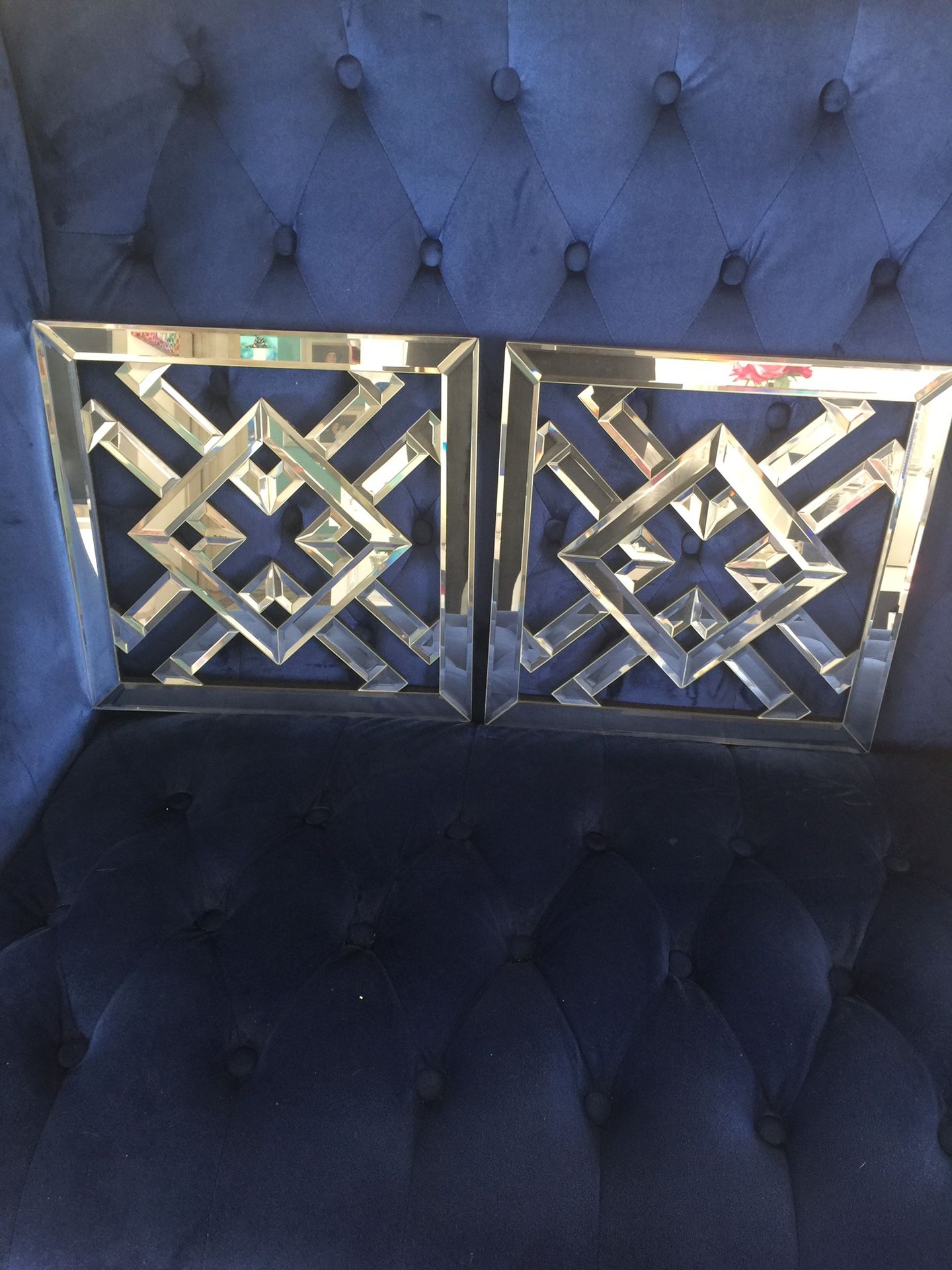 Z GALLERIE ALLSTON MIRRORS SET OF 2