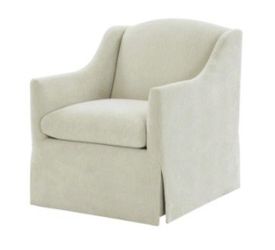 Ludlow Skirted Swivel Accent Chair