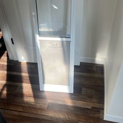 76”-80” Adjustable Dog Door For Sliding Back Door 