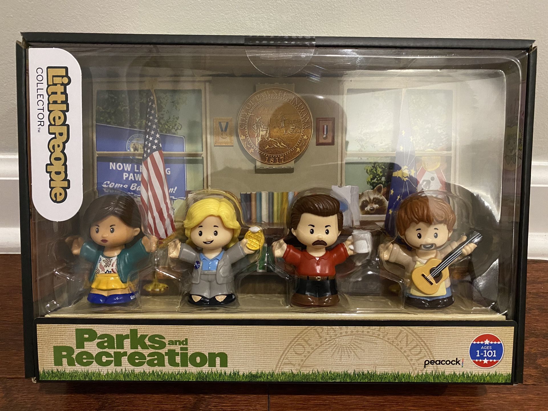 Parks And Recreation Little People Collector Set - Brand New - Never Opened