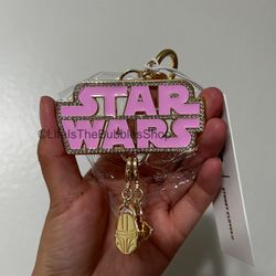 Disney - Stoney Clover Lane - Pink Star Wars Logo Key Chain