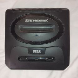 Sega Genesis With One Controller 2 Games.