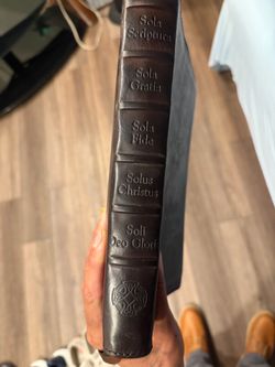 Badalassi leather Cherry hill rebind/ Reformation family edition bible KJV 1769 Edition