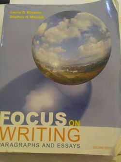 Focus on Writing paragraphs and essays