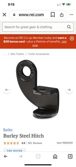 BURLEY STEEL BIKE HITCH FOR TANDEM BIKE 