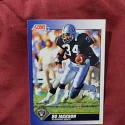 1991 Score Bo Jackson Card #100