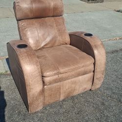 Genuine Leather Armchair 