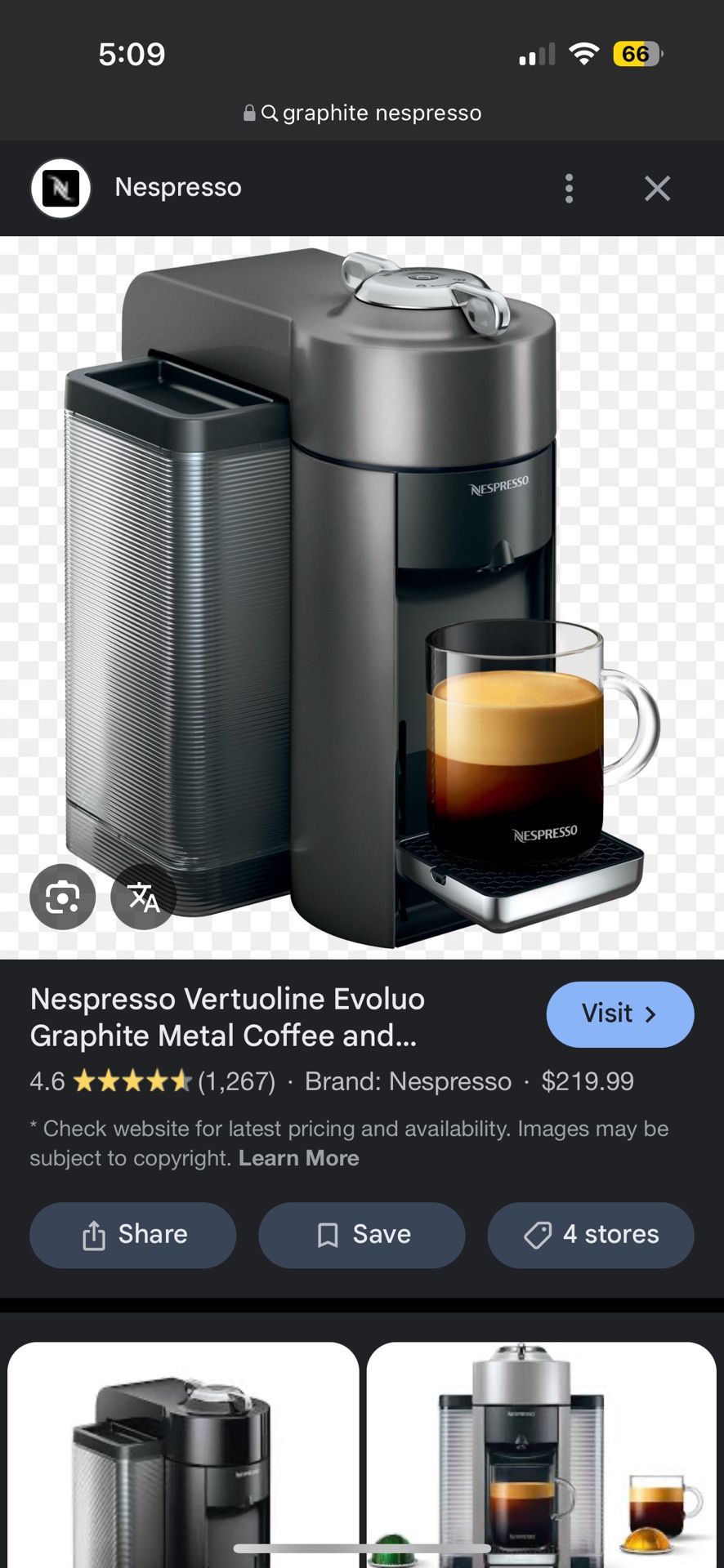 Nespresso Coffee Maker