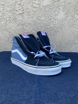 Men’s 9.5 Vans Sk8-Hi  Navy Blue Shoes Brand New