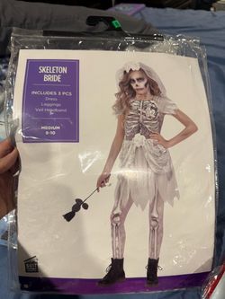 Girls skeleton costume