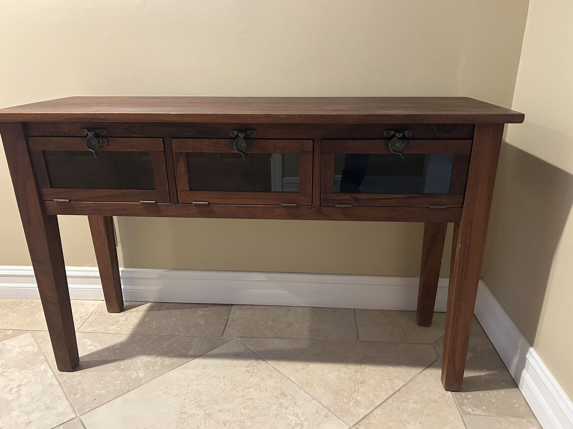 Beautiful Solid Wood Entryway Table