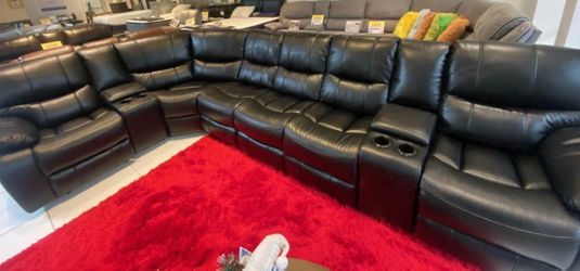 Madrid reclining sectional only $599