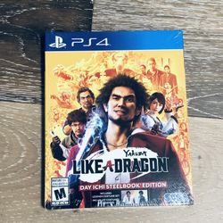 Yakuza: Like a Dragon Day Ichi Steelbook Edition PS4 NEW